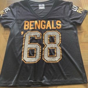 Bengals Pink Sequin Jersey
